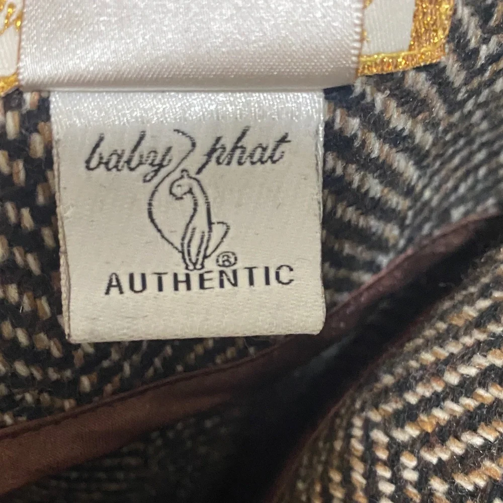 Baby Phat Elegant‎ Brown Herringbone Skirt